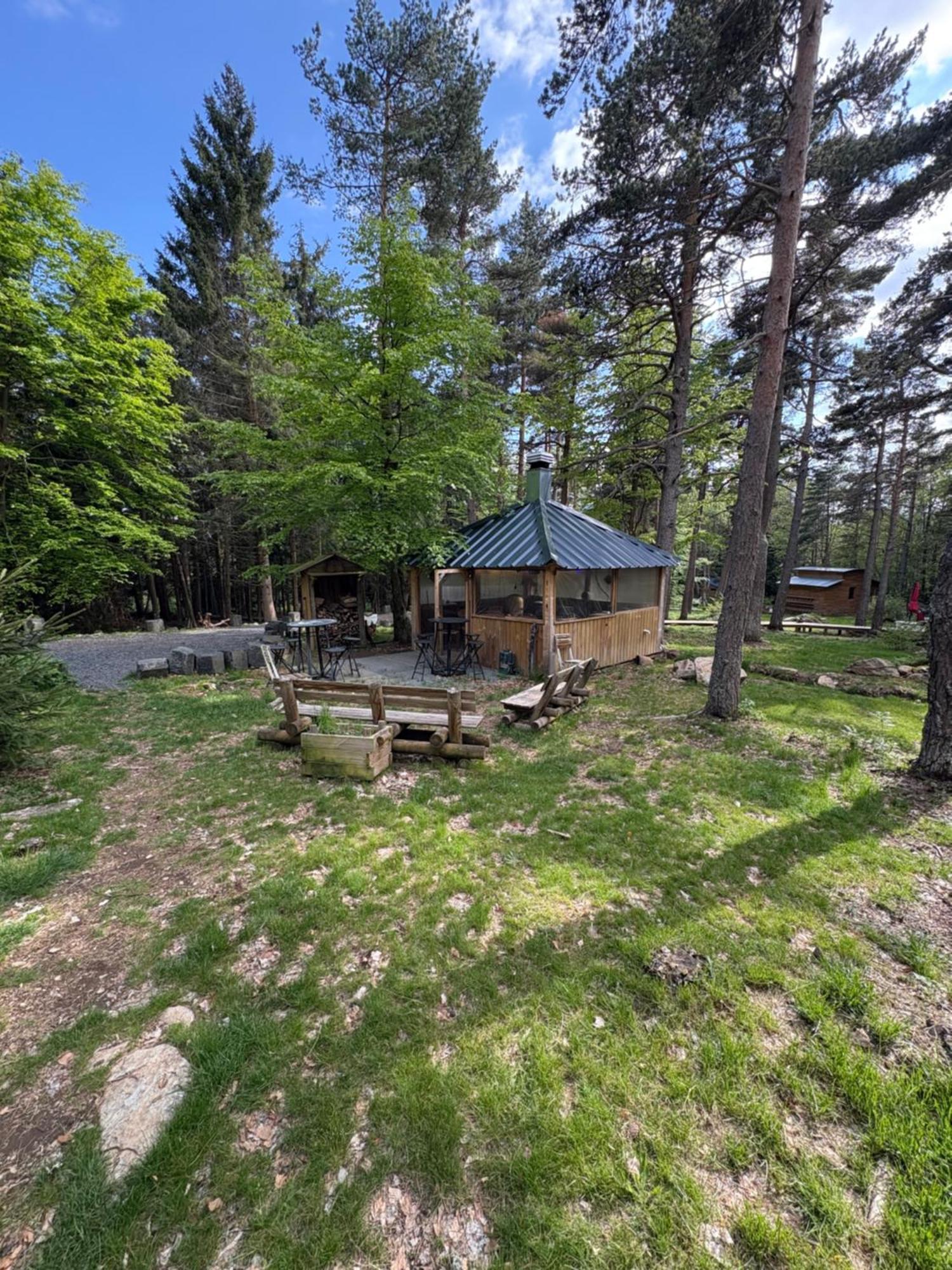 Chalet Hibou 1 Couchage En 140 Domaine De La Mamounette Champclause 外观 照片